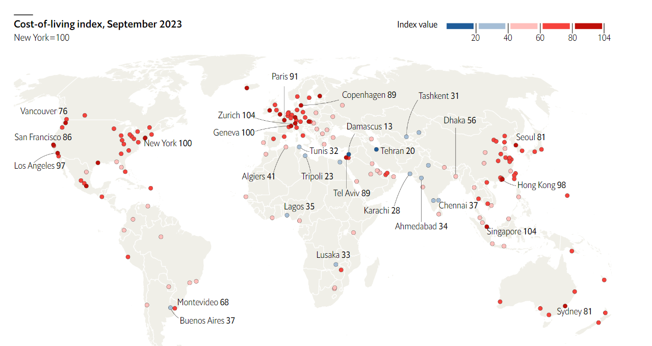 Kyiv breaks into top expensive cities ranking: See where it stands
